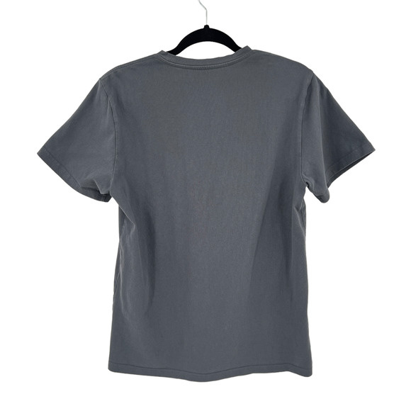 Everlane Mens Premium Heavyweight Grey Short Sleeve Cotton Tee - Picture 4 of 7